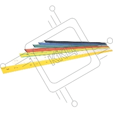 Трубка термоусадочная ТТУ 12/6 желт./зел. 1м IEK UDRS-D12-1-K52
