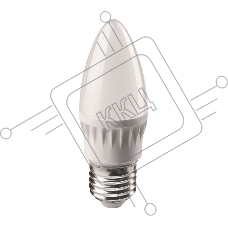 Лампа светодиодная 71 630 OLL-C37-6-230-2.7K-E27-FR 6Вт свеча 2700К тепл. бел. E27 450лм 176-264В ОНЛАЙТ 71630