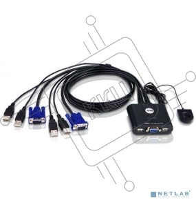 Переключатель ATEN 2-Port USB VGA Cable KVM Switch with Remote Port Selector