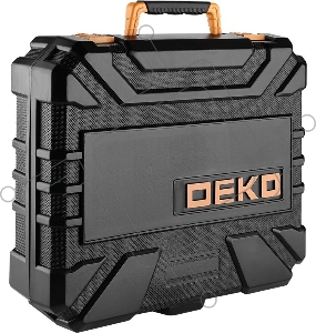 Аккумуляторная дрель-шуруповерт 20В DEKO DKCD20FU-Li + набор 63 инструмента в кейсе, 2x3.0Ач, з/у