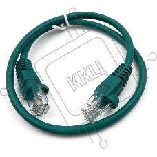 Патч-корд Buro UTP 4 пары cat5E CCA molded 0.25м зеленый RJ-45 (m)-RJ-45 (m) (упак.:1шт)