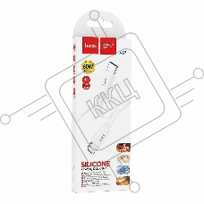 Кабель USB2.0 Hoco Type-C/Type-C, 3А, 60Вт, силиконовая оплетка, X87, 1м, белый, коробка