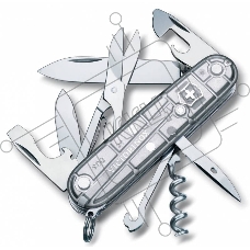 Нож перочинный Victorinox Climber (1.3703.T7) 91мм 14функций серебристый полупрозрачный карт.коробка