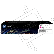 Картридж лазерный HP W2073A (HP 117A) пурпурный для HP Color Laser 150/170 700 страниц.