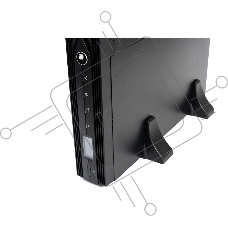 Источник бесперебойного питания SKAT-UPS 1000 RACK + 2x9Ah UPS 900 W, On-Line, sine, built-in rechargeable batteries 2 pcs x 9Ah