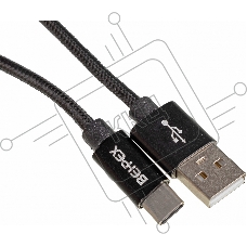 Кабель USB (m)-USB Type-C (m) 2м черный