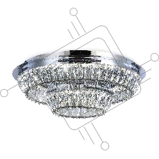 Светильник Ambrella light TR5029 CH/CL хром/прозрачный 3000K/4200K/6400K 81W D600*207 (Без ПДУ)