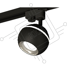 Светильник Ambrella light XT1102042 SBK/PSL черный песок/серебро полированное MR16 GU5.3 LED 3W 4200K (A2521, C1102, N7023)