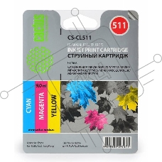 Картридж струйный Cactus CS-CL511 многоцветный (9 ml) для Canon MP240 MP250 MP260 MP270 MP480