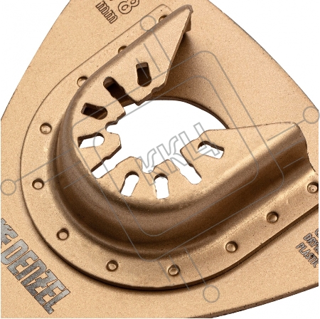 Насадка для МФИ шлифовальная дельтовидная, HM, по плитке и дереву, 78 мм  // Denzel