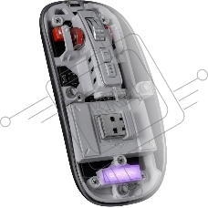 Мышь беспроводная Defender Ixes MM-999 прозрачный, 2400 dpi, радиоканал, Bluetooth, USB, кнопки - 4