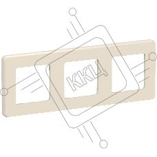 IEKINSPIRIA Рамка 3-местная 6739511 слоновая кость