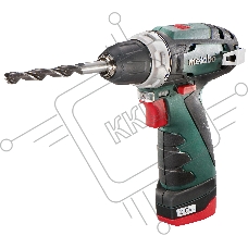 Дрель-шуруповерт Metabo PowerMaxx BS 600080500, Аккумуляторный, 12В, 2 АКБ