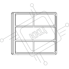 Аксессуар для серверного оборудования FRAME /FAN RM42300 50H173423A001 CHENBRO