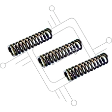 Комплект пружин ЗУ Bosch TCA, Siemens TK Surpresso S