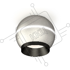 Светильник Ambrella Light XS1103001 SSL/PBK серебро песок/черный полированный MR16 GU5.3 LED 3W 4200K (C1103, N7031)