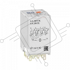 Реле промежуточное КЭАЗ OptiRel G RP55-34-24D-6-CO