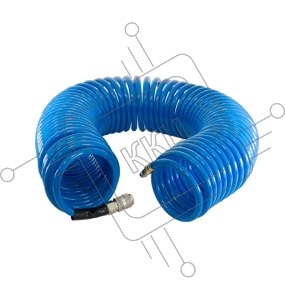 Шланг спиральный для пневмоинструмента FUBAG 170307  с фитингами рапид полиуретан 15бар 8x12мм 20м