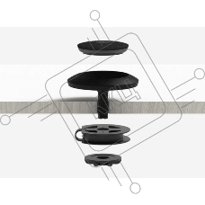 Держатель Logitech Mic Pod Table (настольное крепление для модулей микрофонов Rally)