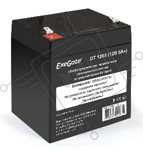 Батарея ExeGate DT 1205 (12V 5Ah, клеммы F1)