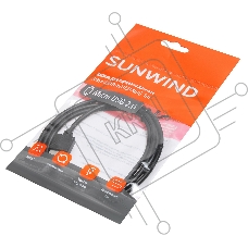 Кабель SunWind USB (m)-micro USB (m) 1м черный