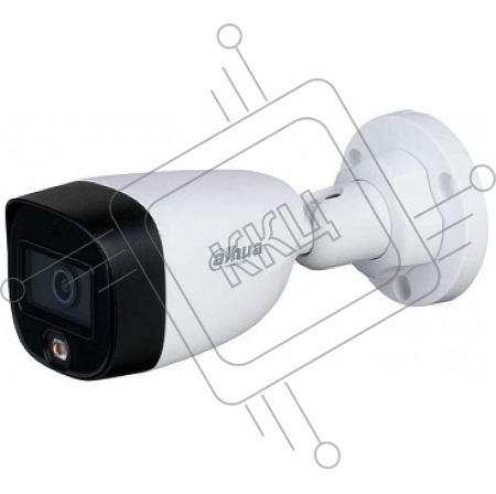 Камера видеонаблюдения аналоговая Dahua DH-HAC-HFW1209CLP-LED-0360B-S2 3.6-3.6мм цв.