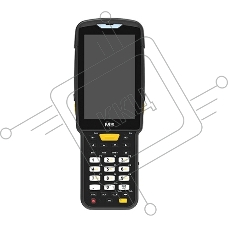 Терминал сбора данных M3 Mobile Android 10.0 GMS, WVGA, 802.11 a/b/g/n/ac, SE4770 2D Imager Scanner(Straight Shooter/0° Scan), Rear Camera, BT, GPS, NFC(HF), 4G/64G, 30-Key Alpha Numeric & Function, Extended Battery is included and Bullet Proof Film, Hand