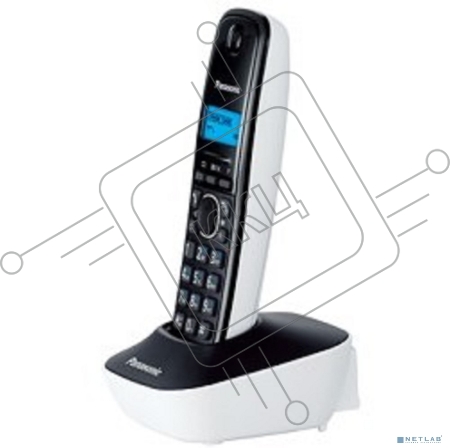 Телефон Panasonic KX-TG1611RUW (белый) {АОН, Caller ID,12 мелодий звонка,подсветка дисплея,поиск трубки}