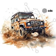 Коврик для мыши Cactus Jeep 250x200x3мм (CS-MP-D11S)