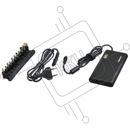 Блок питания Ippon SD90U автоматический 90W 15V-19.5V 10-connectors 1xUSB 2.1A от бытовой электросети LСD индикатор