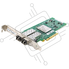 Контроллер Qlogic QLE2562-CK 8Gb 2-port FC HBA x8 PCIe LC multi-mode optic