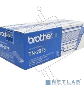 Тонер-картридж Brother TN-2075 черный {HL-2030R/HL-2040R/2070NR, (2500 копий)}