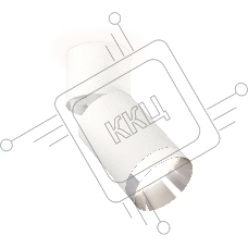 Комплект накладного поворотного светильника Ambrella light XM6312042 SWH/WH/PSL белый песок/белый/серебро полированное MR16 GU5.3 (A2220, C6312, N6132)