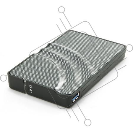Внешний корпус для HDD AgeStar 3UB2P SATA пластик/алюминий серебристый 2.5