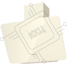 Вытяжка кухонная Krona LIORA 600 ivory S