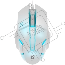 Мышь проводная Defender Host MB-982 белый, 1000 dpi, USB, кнопки - 3