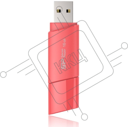 Флеш Диск Silicon Power USB Drive 16Gb Ultima U06 SP016GBUF2U06V1P {USB2.0, Pink}
