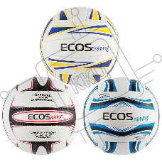 Ecos Мяч волейбольный (микс цветов в транспортной упаковке - по 8 штук каждого цвета, всего - 3 цвета)