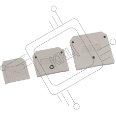 Заглушка для Iek YZN10D-ZGL-006-K03 ЗНИ4-6мм2(JXB35-50А) серый      ИЭК