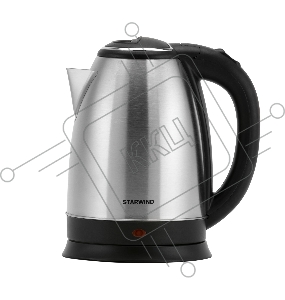 Чайник электрический Starwind SKS1051 1.8л. 1500Вт серебристый матовый/черный (корпус: нержавеющая сталь/пластик)