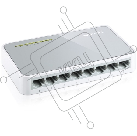 Коммутатор TP-Link SOHO   TL-SF1008D Коммутатор 8-port 10/100M mini Desktop Switch, 8 10/100M RJ45 ports, Plastic case