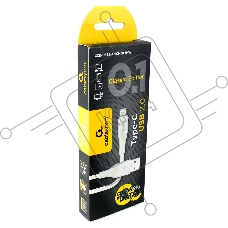Кабель USB 2.0 Cablexpert CCB-USB2-AMCMO1-1MW, AM/Type-C, издание Classic 0.1, длина 1м, белый, блистер