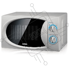 Микроволновая печь BBK 20MWS-714M/S серебро. 20 л, 700 Вт, поворотный механизм