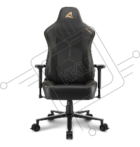 Игровое кресло Sharkoon Skiller SGS30 чёрно-серое (синтетическая кожа, регулируемый угол наклона, механизм качания)