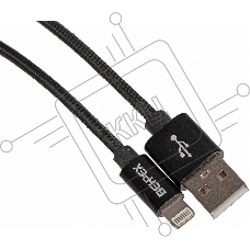 Кабель USB (m)-Lightning (m) 2м черный