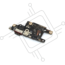 Нижняя плата (шлейф) с разъемом зарядки, Sim и микрофоном для Poco X6 Pro 5G (2311DRK48G)