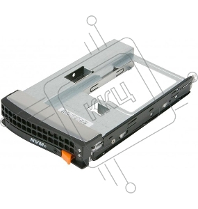 Корзина Supermicro MCP-220-00138-0B Tool-less NVMe Black gen-5 3.5-to-2.5 drive tray, Orange tab