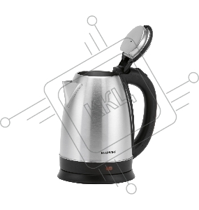 Чайник электрический Starwind SKS1051 1.8л. 1500Вт серебристый матовый/черный (корпус: нержавеющая сталь/пластик)