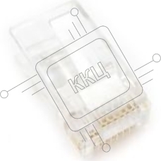 Коннектор Premier (6-008) кат.5e RJ45 прозрачный