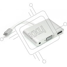 Адаптер Type-C на VGA, HDMI и раъём для наушников 3,5 мм, серебристый